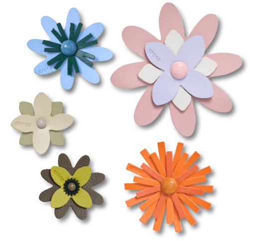Faux Leather Floral 5 Pack